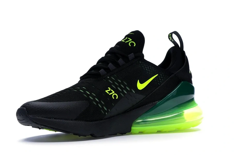 Фото № 6 с приближением к товару «‎Nike Air Max 270 Black Volt Oil Grey»