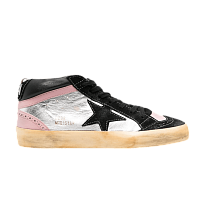 Фото № 1 с приближением к товару «‎Golden Goose Women's Mid Star Black Silver Pink»