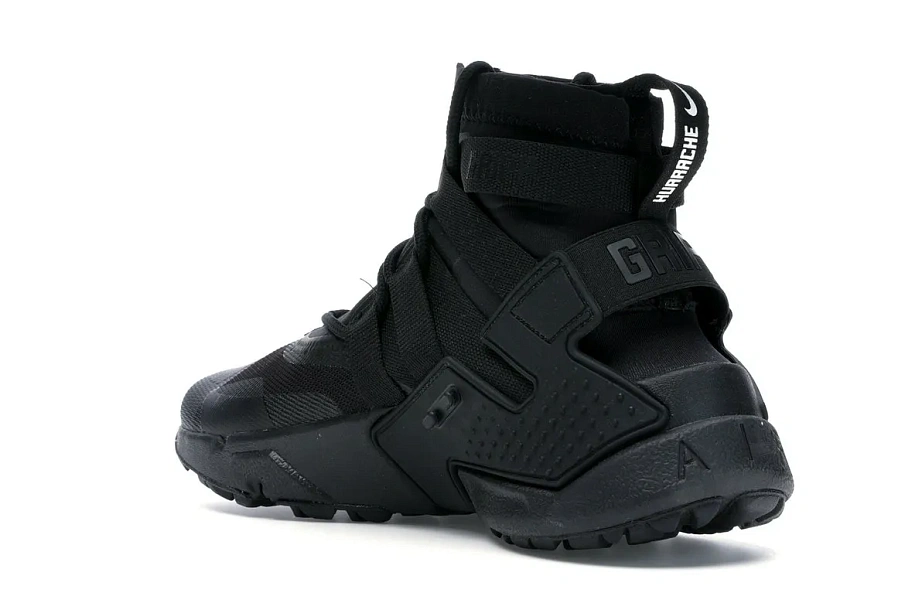Фото № 6 с приближением к товару «‎Nike Air Huarache Gripp Triple Black»