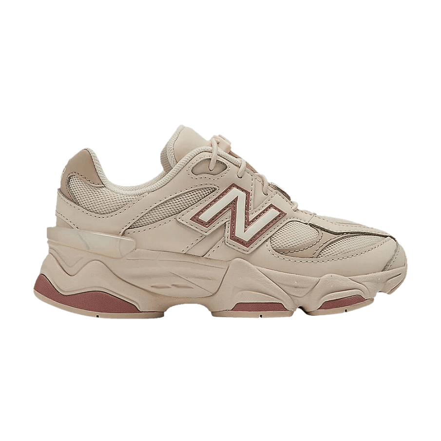 Фото № 1 с приближением к товару «‎New Balance 9060 Little Kid Wide Bone Sparrow Lace Toggle»