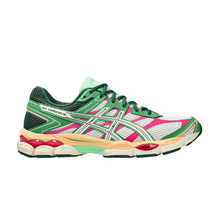 Фото № 1 с приближением к товару «‎ASICS Gel Cumulus 16 Green Cream Ivory»