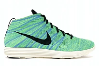 Фото № 1 с приближением к товару «‎Nike Lunar Flyknit Chukka Blue Glow Volt»