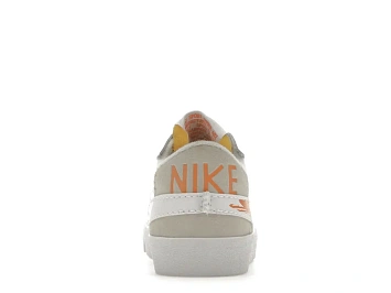 Nike Blazer Low '77 Jumbo Scribble Swoosh White Orange Trance - 4