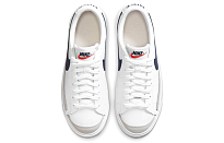 Фото № 4 с приближением к товару «‎Nike Blazer Low '77 GS 'White Midnight Navy'»
