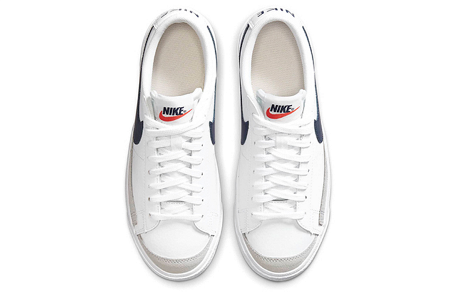 Фото № 4 с приближением к товару «‎Nike Blazer Low '77 GS 'White Midnight Navy'»