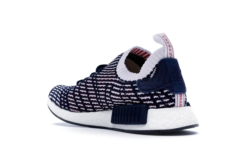 Фото № 6 с приближением к товару «‎adidas NMD R1 STLT Navy White Red»
