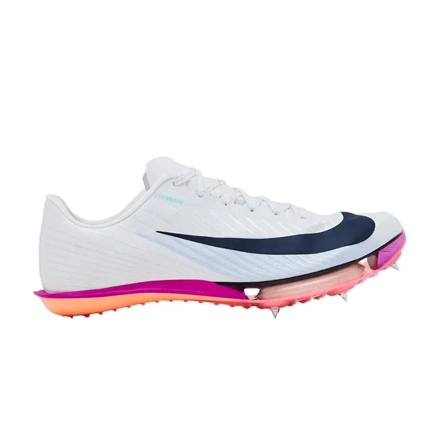 Фото № 1 с приближением к товару «‎Nike Maxfly 2 White/Bright Crimson/Hyper Turquoise/Obsidian (FD8395-100)»
