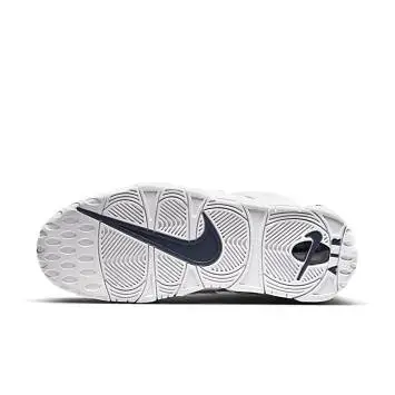 Nike Air More Uptempo Vintage Basketball shoes WhiteMidnight Navy - 5