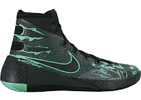 Фото № 1 с приближением к товару «‎Nike Hyperdunk 2015 Black Green Glow»