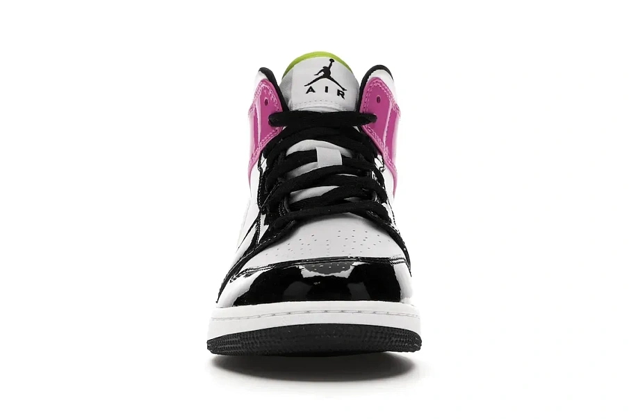 Фото № 2 с приближением к товару «‎Jordan 1 Mid White Black Cyber Pink »