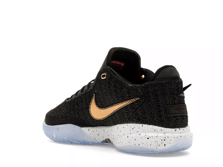 Фото № 5 с приближением к товару «‎Nike LeBron 20 Black Metallic Gold»