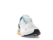 Фото № 3 с приближением к товару «‎Nike Air Max 270 White Industrial Blue Citron Pulse»