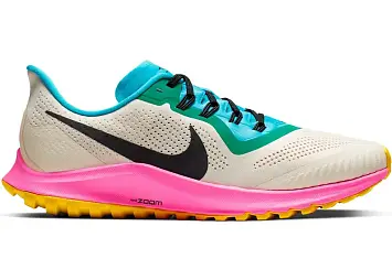 Nike Air Zoom Pegasus 36 Trail Light Orewood Brown Pink Blast Blue Lagoon (AR5677-101)