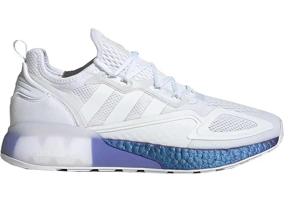 Фото № 1 с приближением к товару «‎adidas ZX 2K Boost White Iridescent Boost »