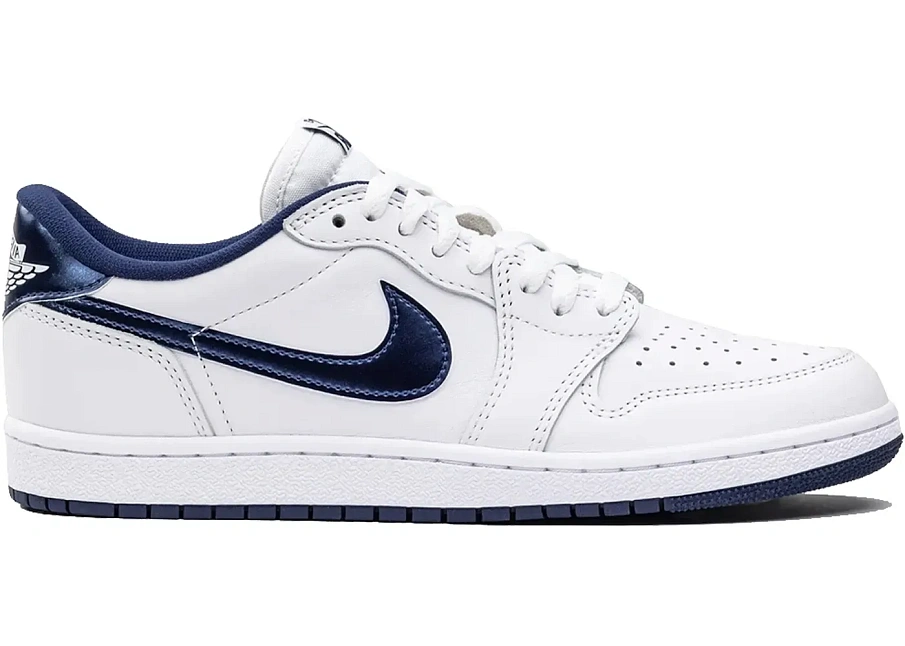 Фото № 1 с приближением к товару «‎Jordan 1 Retro Low 85 Metallic Blue»
