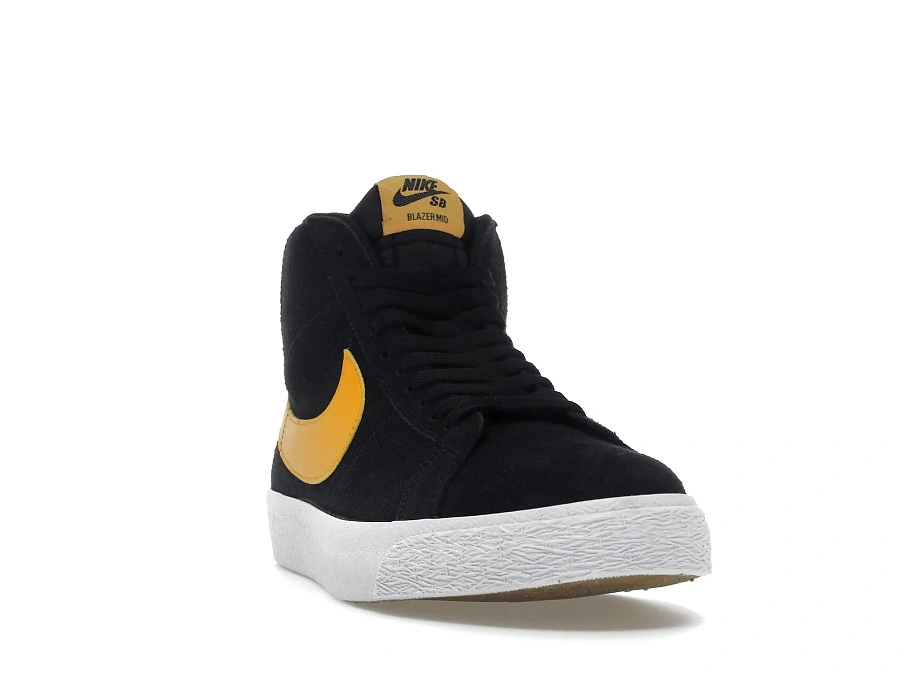 Фото № 2 с приближением к товару «‎Nike SB Zoom Blazer Mid Black University Gold»