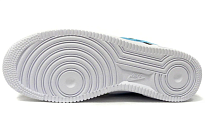 Фото № 4 с приближением к товару «‎Nike Air Force 1 '07 Premium 'Worldwide Pack - Blue Fury'»