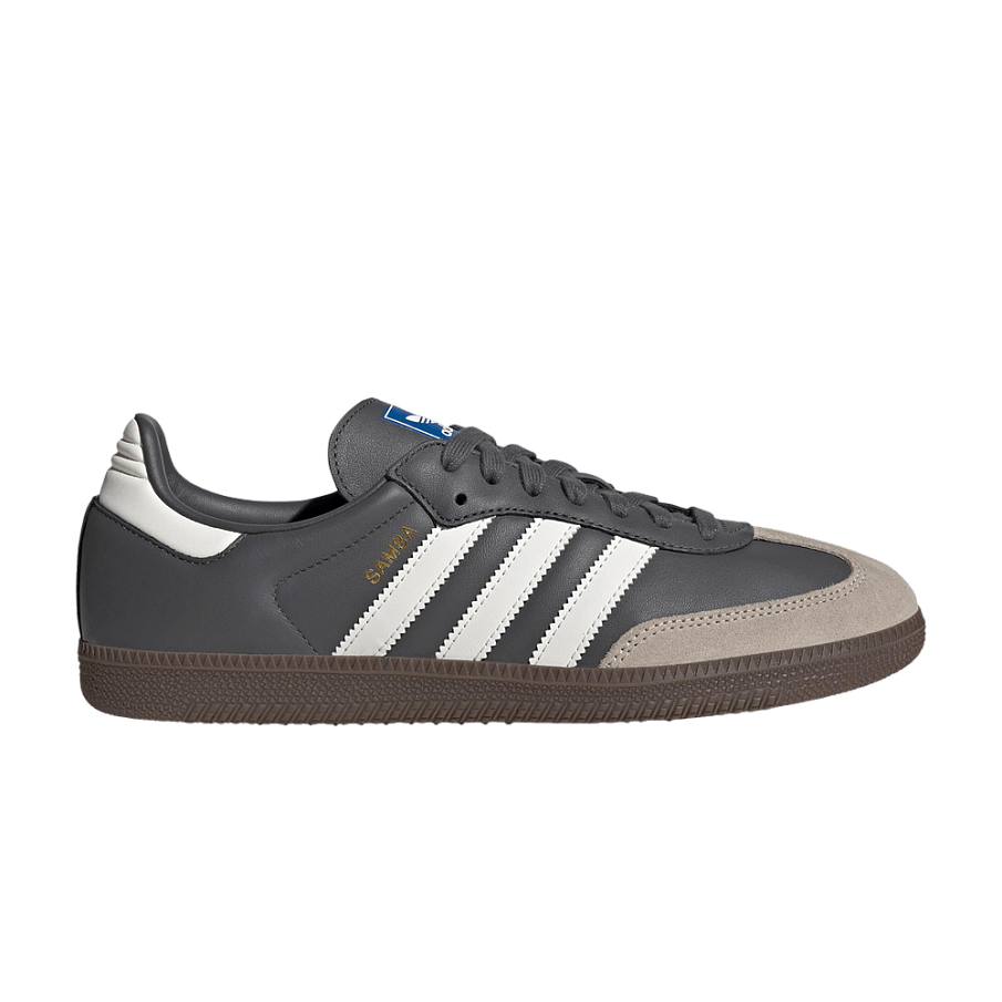 Фото № 1 с приближением к товару «‎adidas Samba OG Grey Core White Gum»
