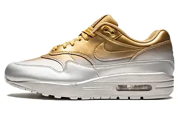 Nike Wmns Air Max 1 LX 'Metallic Gold Platinum' - 1