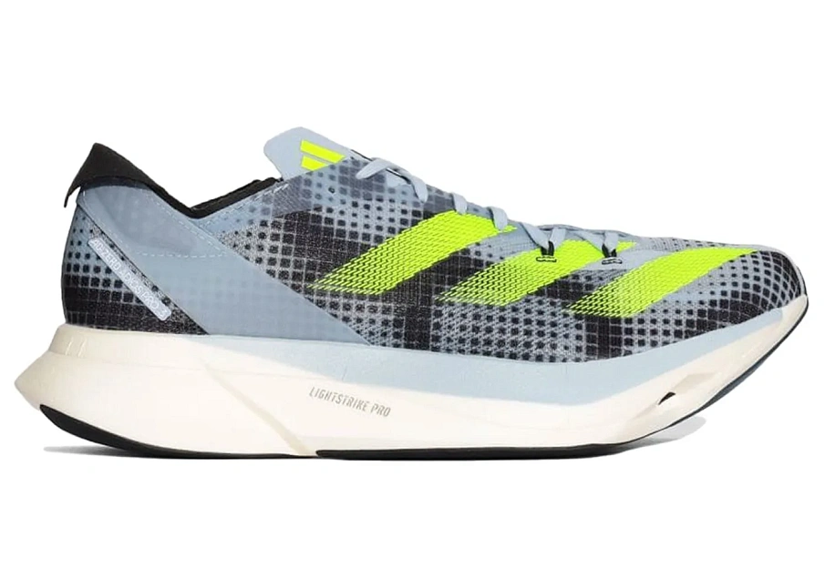 Фото № 1 с приближением к товару «‎adidas Adios Pro 3 Wonder Blue Lucid Lemon»