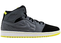 Фото № 1 с приближением к товару «‎Jordan 1 Retro '99 Cool Grey Vibrant Yellow»