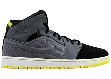 Jordan 1 Retro '99 Cool Grey Vibrant Yellow (654140-032)
