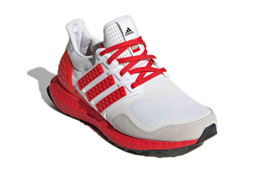 Фото № 3 с приближением к товару «‎Lego x adidas Ultraboost 21 J Sneakers WhiteRed»