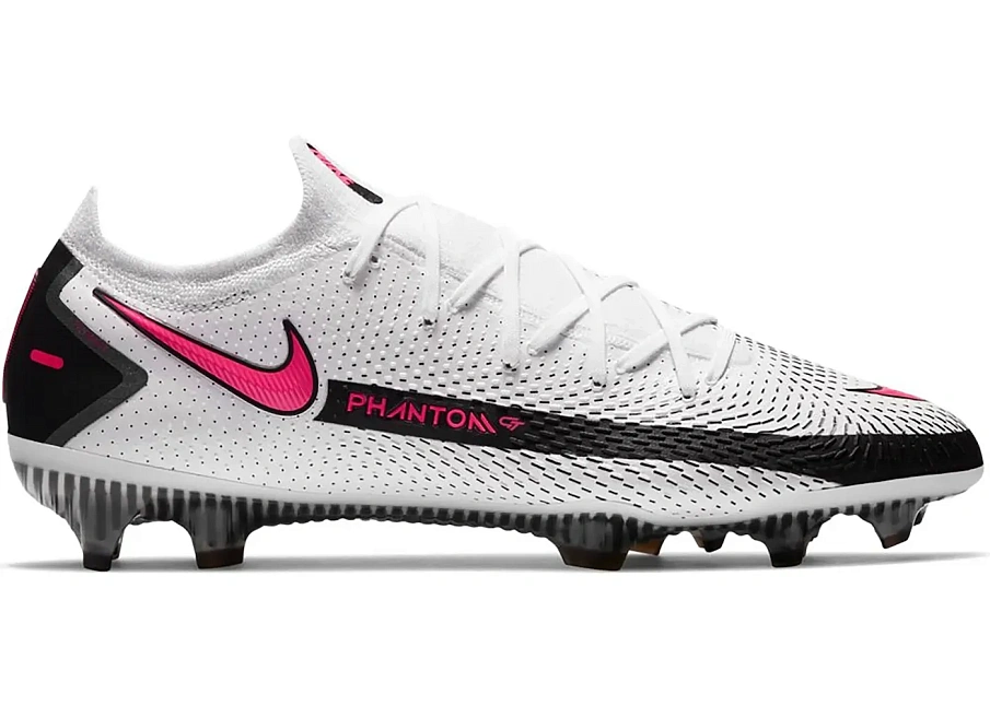 Фото № 1 с приближением к товару «‎Nike Phantom GT Elite FG White Black Pink Blast»