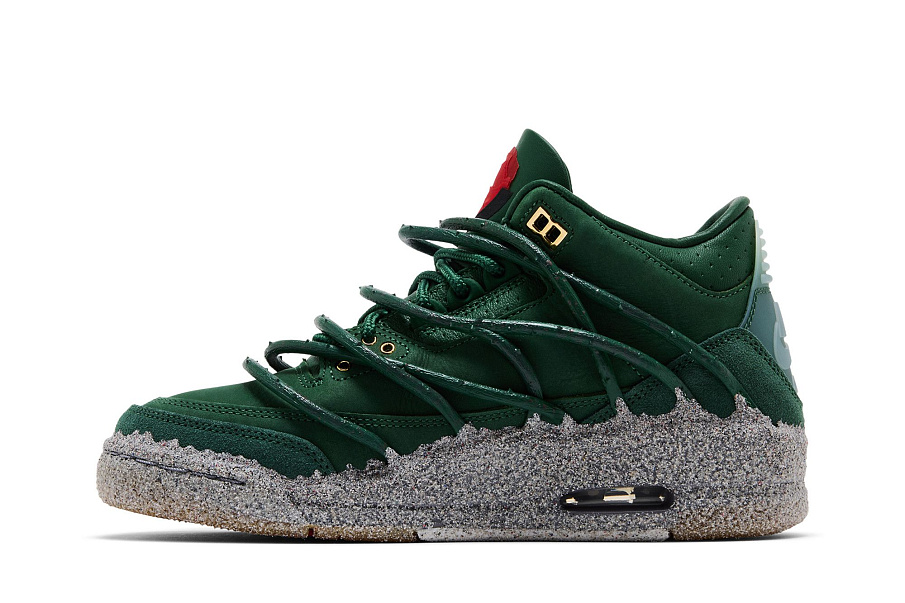 Фото № 4 с приближением к товару «‎Teyana Taylor x Air Jordan 3 Concrete Rose»