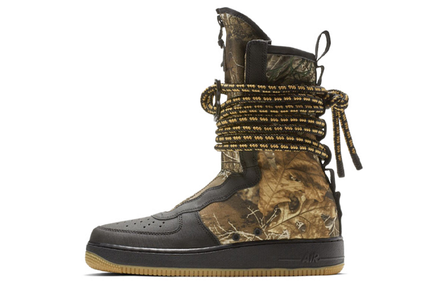 Фото № 1 с приближением к товару «‎Nike Realtree x Nike SF Air Force 1 Hi "Black Camo»
