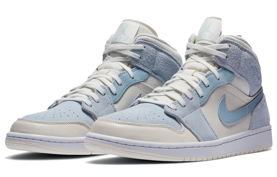 Фото № 3 с приближением к товару «‎Air Jordan 1 Mid SE 'Sail Light Blue'»