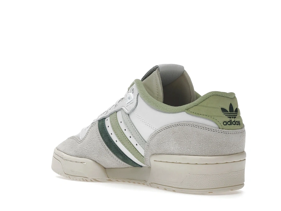 Фото № 6 с приближением к товару «‎adidas Rivalry Low Footwear White Linen Green»