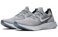 Фото № 2 с приближением к товару «‎Nike Epic React Flyknit Wolf Grey»