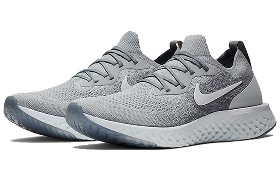 Фото № 2 с приближением к товару «‎Nike Epic React Flyknit Wolf Grey»