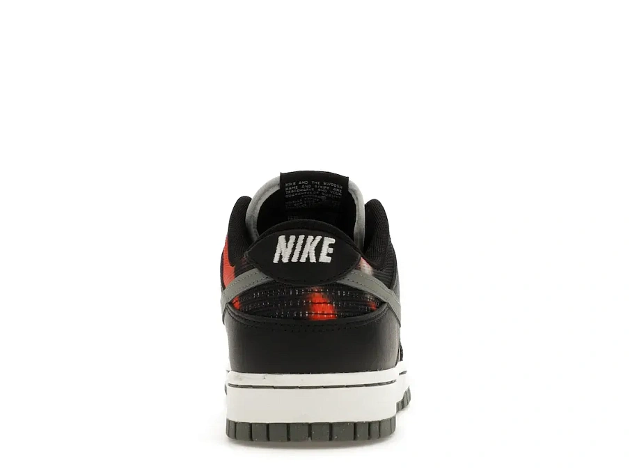 Фото № 4 с приближением к товару «‎Nike Dunk Low Graffiti Black Red»