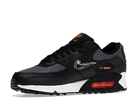 Фото № 3 с приближением к товару «‎Nike Air Max 90 3D Swoosh Black Grey Orange»