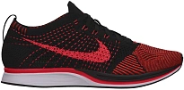 Фото № 1 с приближением к товару «‎Nike Flyknit Racer Black Laser Crimson»