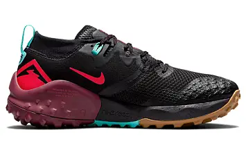 Nike Wildhorse 7 Low-Top Running Shoes BlackRed (CZ1856-001) - 2