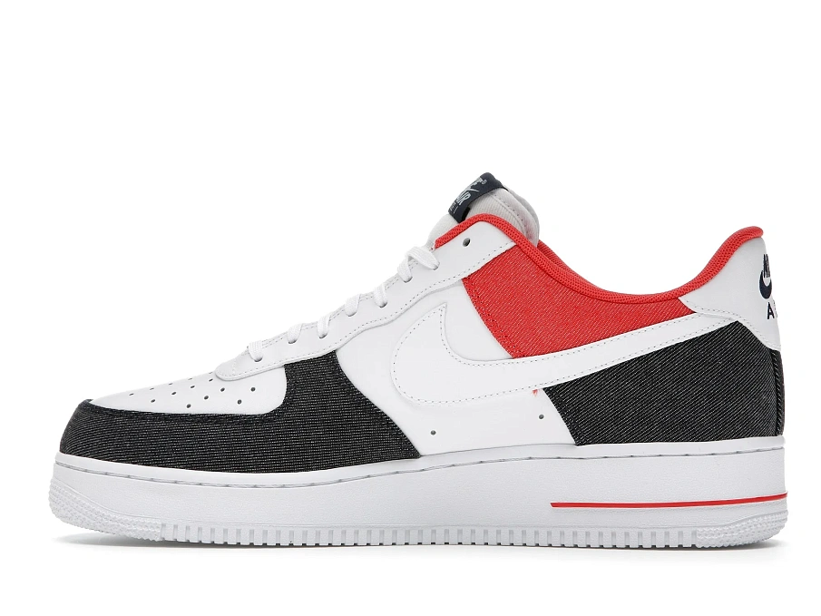 Фото № 5 с приближением к товару «‎Nike Air Force 1 Low USA Denim»