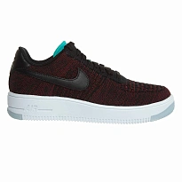 Фото № 1 с приближением к товару «‎Nike Af1 Flyknit Low Black Black Team Red »