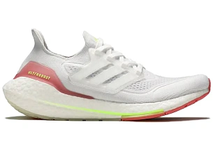 adidas Ultra Boost 21 White Hazy Rose 