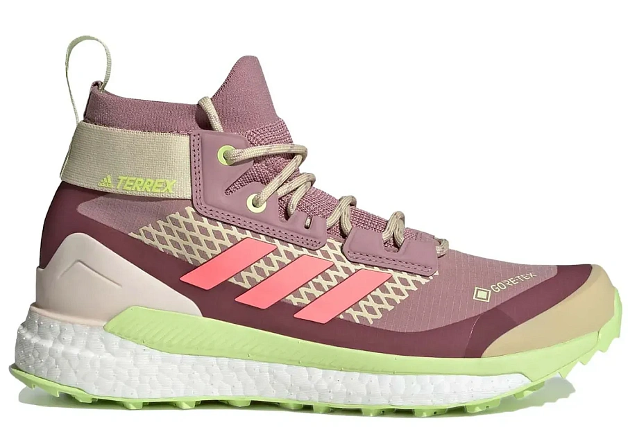 Фото № 1 с приближением к товару «‎adidas Terrex Free Hiker Gore-Tex Acid Red Pulse Lime »