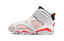 Фото № 1 с приближением к товару «‎(BP) Air Jordan 6 Retro Little Flex Basketball Shoes BlackWhitePink»