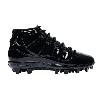 Air Jordan 11 Mid TD Cleat Patent Black - 1