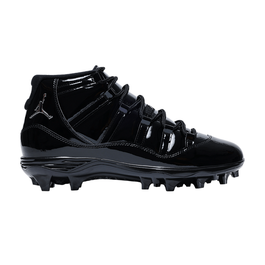 Фото № 1 с приближением к товару «‎Air Jordan 11 Mid TD Cleat Patent Black»