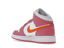 Фото № 5 с приближением к товару «‎Jordan 1 Mid Pinksicle Safety Orange »