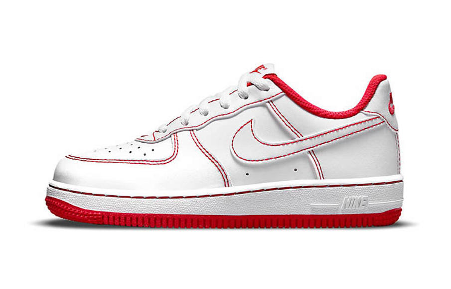 Фото № 1 с приближением к товару «‎Nike Force 1 PS 'Contrast Stitch - White University Red'»