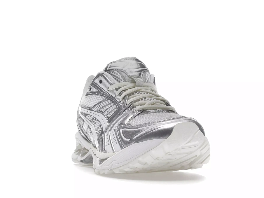 Фото № 6 с приближением к товару «‎ASICS Gel-Kayano 14 JJJJound Silver White»