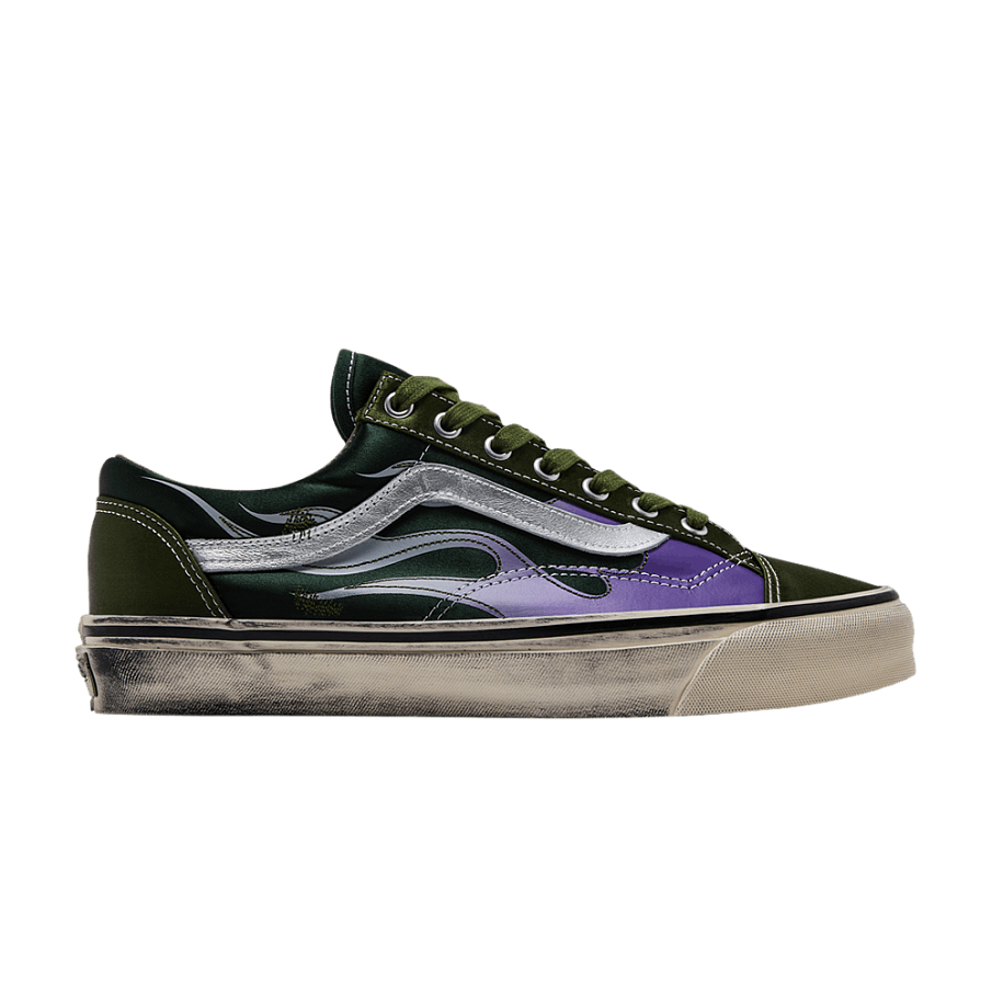 Фото № 1 с приближением к товару «‎Vans Old Skool 36 LX Archive Flame Green»