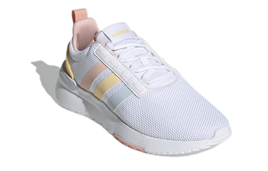 Фото № 3 с приближением к товару «‎adidas neo Racer TR21 K WhitePinkYellow»